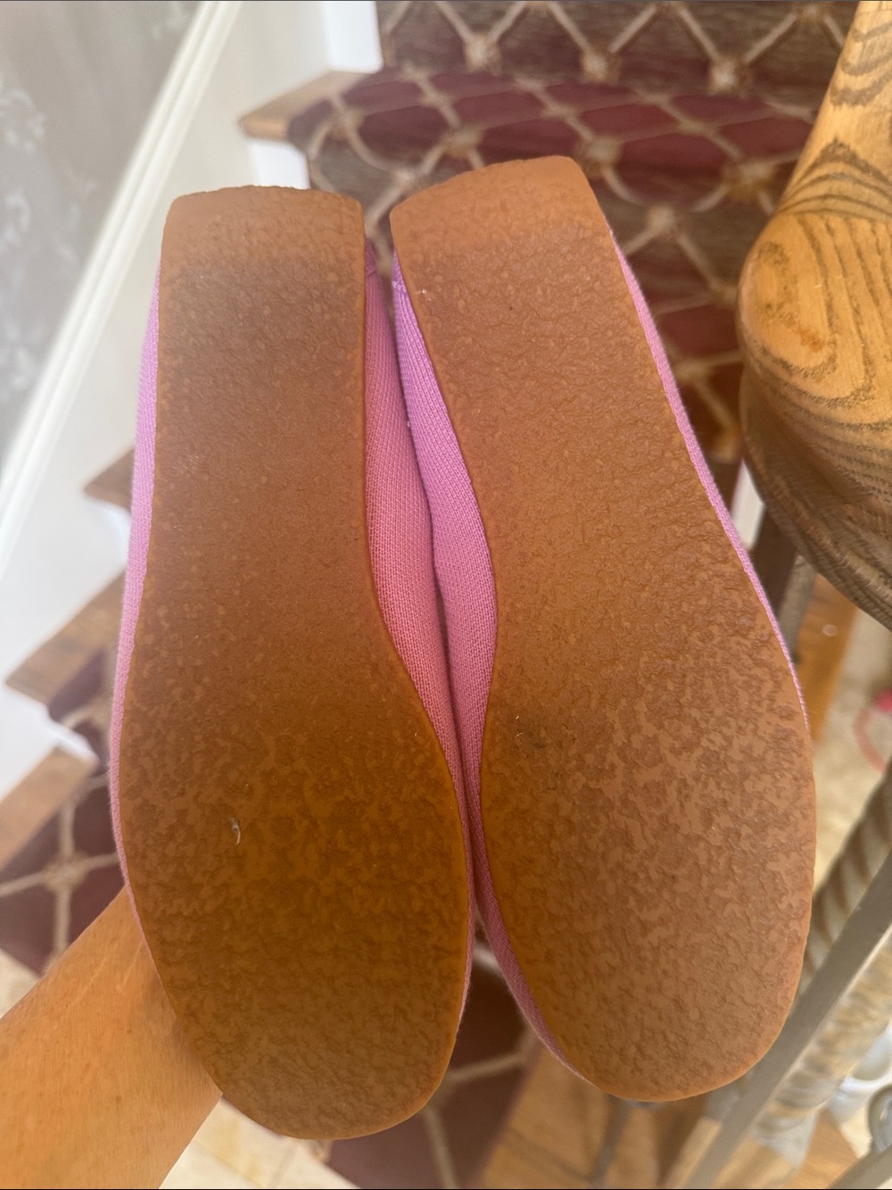 Rothy's Merino Slipper in a lavender knit preowned size 7 - Picture 6 of 9
